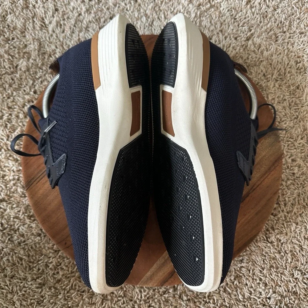 Wolf & Shepherd Swiftknit Derby Knit Mesh Hybrid Sneakers Mens 10 Navy Blue W12